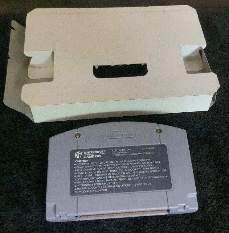 (FREE SHIP) Nintendo 64 TUROK DINOSAUR HUNTER ntsc u/c game with mini poster - Image 3 of 4