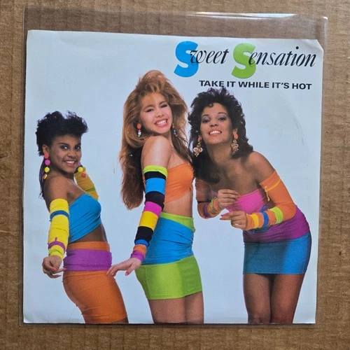 SWEET SENSATION Take It While It's Hot DJ PROMO POP SOUL 45 7" Vinyl Record