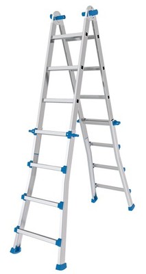 Eiffel 4+4 Aluminium Telescopic Ladder