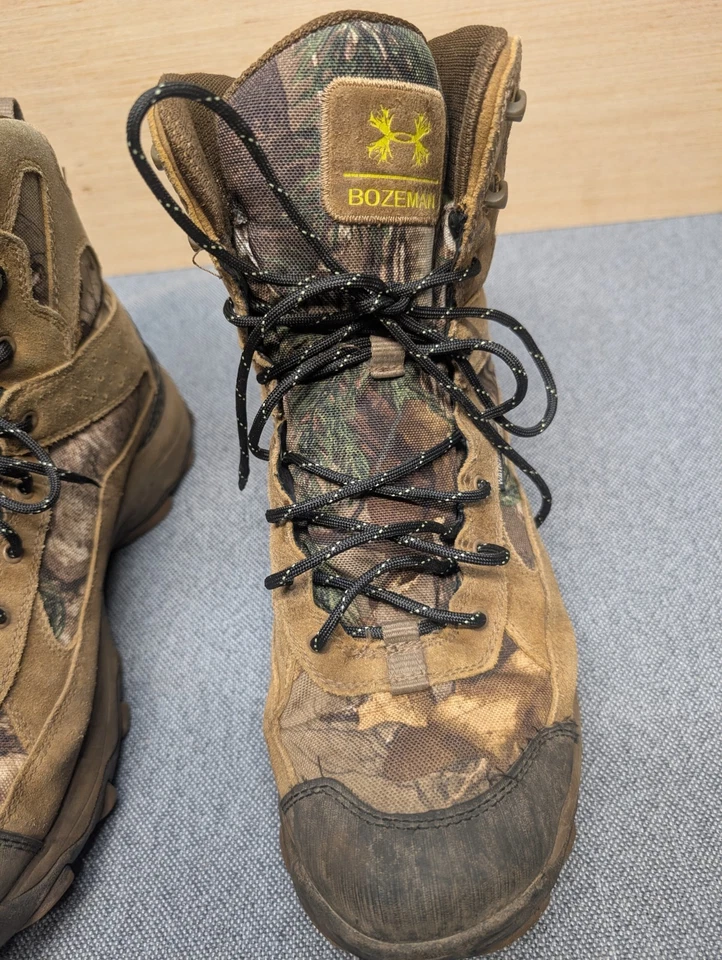 Under Armour Bozeman Men’s Hunting Boots Camo Waterproof 11.5 US Leather - Image 2 of 4