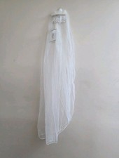 NWT Davids Bridal Ivory Veil With Attatched Comb