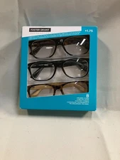 Design Optics by Foster Grant Fashion Reading Glasses 3pack +1.75