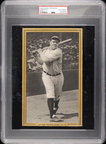 1934 GOUDEY PREMIUMS R309-1 BABE RUTH PSA AUTHENTIC ALTERED