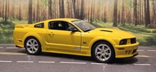 RARE 1/18 Welly 2007 Ford Mustang Saleen S281 Yellow Diecast Model READ 