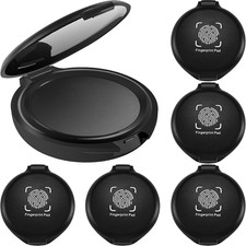 5 Pieces Fingerprint Ink Pads Thumbprint Ink Pads Black Stamp for Office Notary
