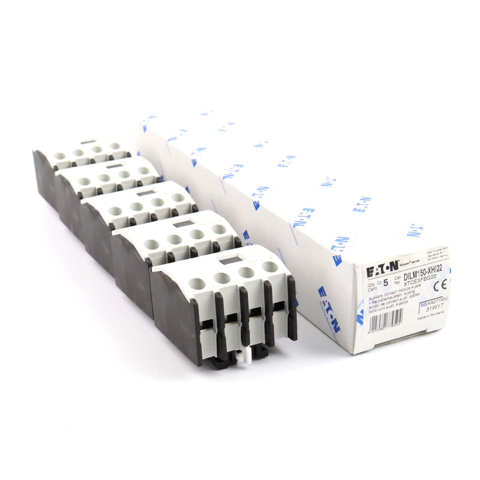 Eaton Hilfsschalterbaustein DILM150-XHI22 277950 (5Stk.) OVP