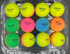 Volvik Vivid Combi 12 Near Mint AAAA Used Golf Balls 4A