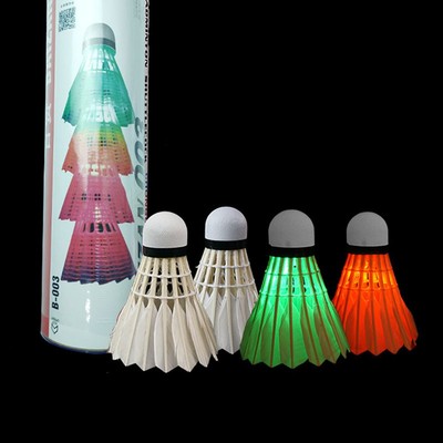 Badminton Training Unterhaltung Dunkle Nacht Federball Geschenk Hof Led