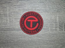 Pro Golf Black/Red Embroidered Iron On Patch 2.75" x 2.75"