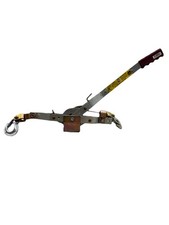 Maasdam Rope Ratchet Puller 1500 lb Steel Hook Mounted Zinc Plated Heavy Duty