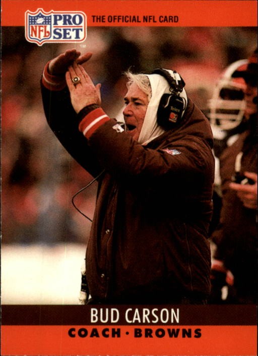 1990 Pro Set #77 Bud Carson CO - FB