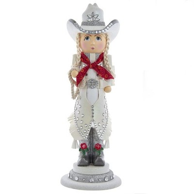 Hollywood Nutcrackers Hollywood Rhinestone Cowgirl Nutcracker, 18-Inch, Multicol