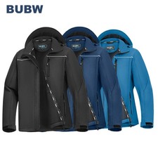Herren Softshell Regen Outdoor Jacke Softshelljacke Wasserdicht & Winddicht