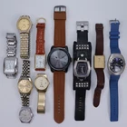 Vintage Battery Men's Watches, Lot of 10, Pre-Owned, Untested (46#16)