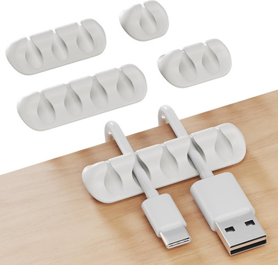 Cord Organizer for Desk Cable Holder for Nightstand Charger Organizer Adhesive D