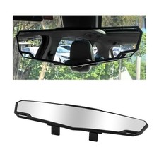 Car Rear View Mirror, Panoramic Convex Clip-On Wide Angle Large Vehicle