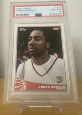 2009-10 Topps #319 James Harden ROOKIE CARD - PSA 8. rookie card picture