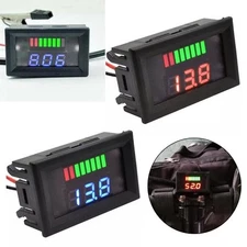 Hot Voltmeter Measurement Meter Motorcycle Spare Voltage Handlebar Mount