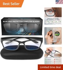 Stylish Blue Light Blocking Glasses for Women  Men   Helps Ease Digital Eye ...
