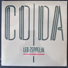 Led Zeppelin Coda Vinyl Record LP Original Issue SEALED! Swan Song 1982
