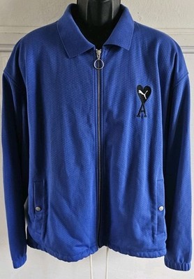  Puma x AMI Alexandre Mattiussi Track Top 'Dazzling Blue' Mens Sz XL - LKNU 