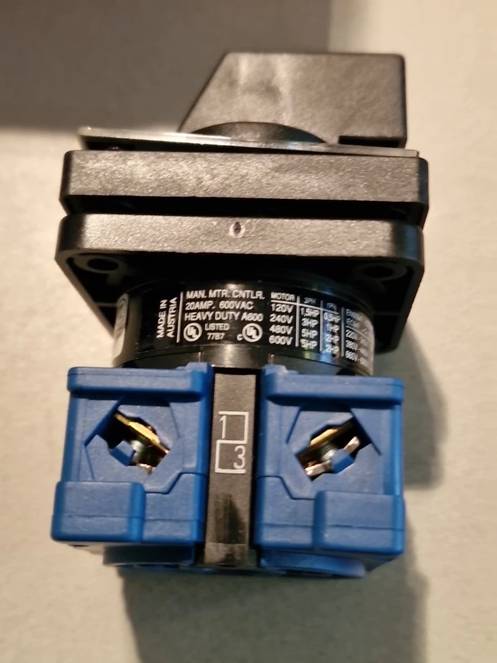 Kraus & Naimer Control Switch CH10. No. A178-603. E S0C. - Image 3 of 4
