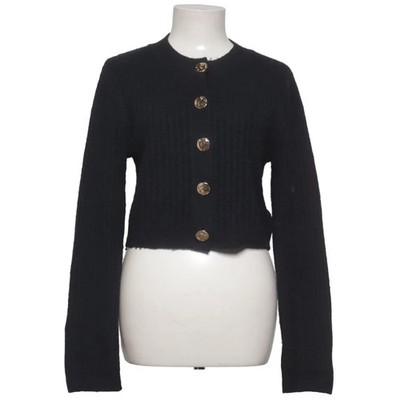 H&M, Strickjacke, Damen, Größe: XS, Blau, Polyester/Acryl/Wolle/Elasthan #gTN