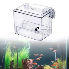 Fish Breeding Box Hatching Box Clear Easy Assembly Multipurpose Fish Breeder Box