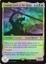 Sauron, Lord of the Rings #4 Prices | Magic Lord of the Rings Commander | Magic Cards Sauron, Lord of the Rings #4 Prices | Magic Lord of the Rings Commander | Magic Cards