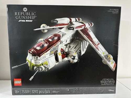 NEW LEGO STAR WARS 75309 Republic Gunship Spaceship - Retired 2021 - Sealed NEW