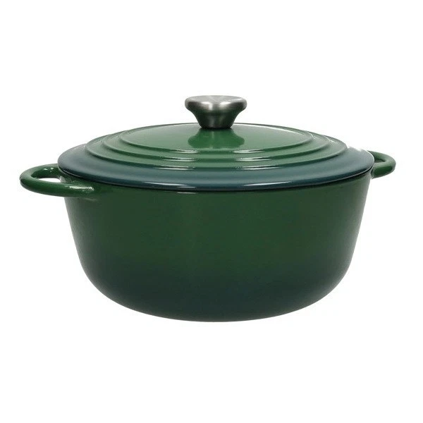 Pentola Casseruola Cocotte in GHISA BRANDANI 4 Litri INDUZIONE Diametro 24 cm, fotografia 6 di 6