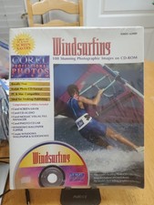 New Sealed Corel - WINDSURFING - 100 Stunning Images On CD-ROM Vintage 1993