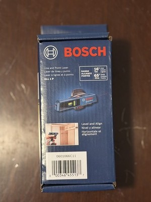 Bosch GLL1P Line and Point Laser 16' Range w/ Mount - Brand New Sealed