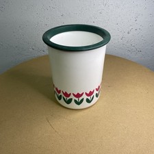 Used Vintage Tupperware One-Touch &ldquo;A&rdquo; Canister/Utensil Holder-Free Shipping