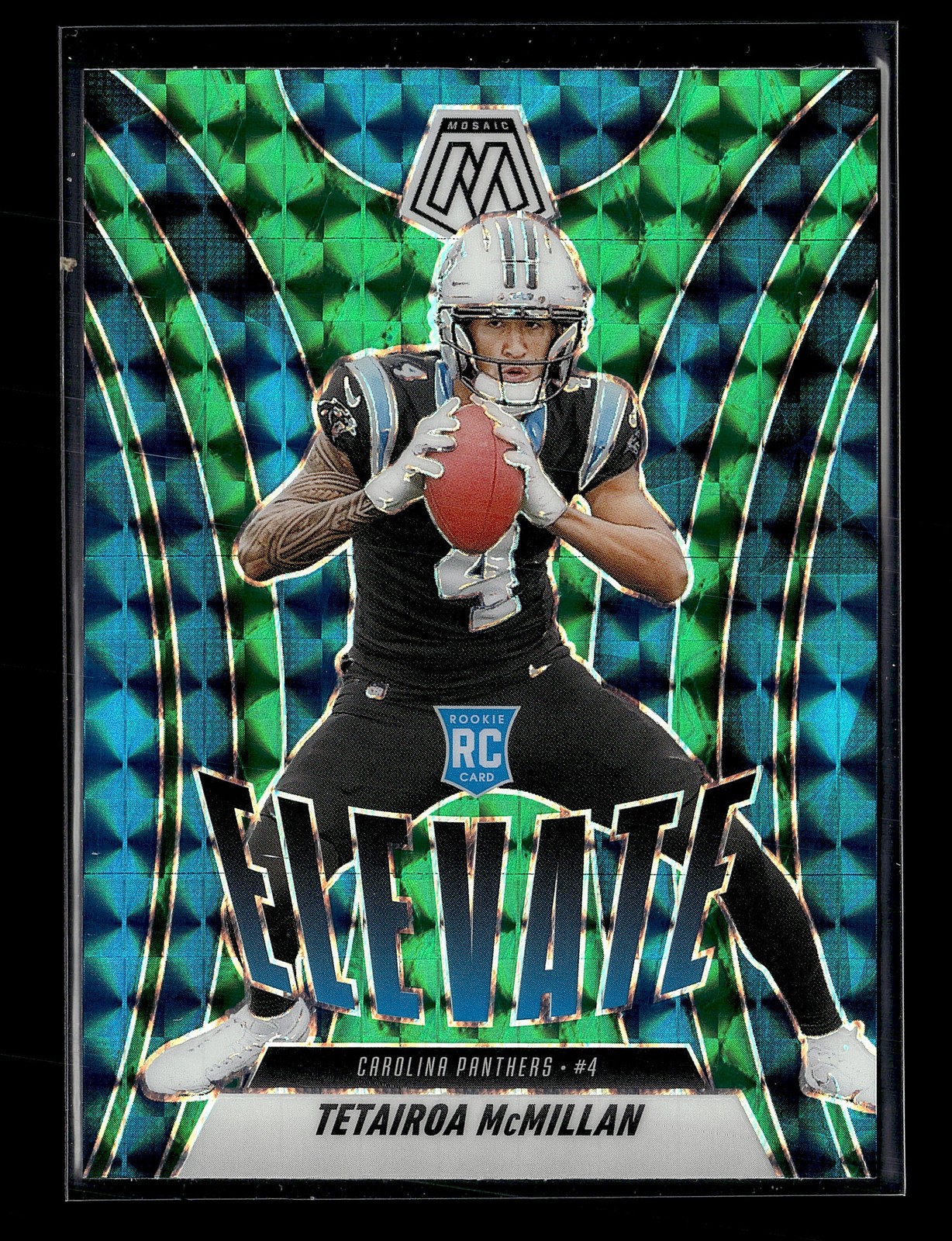 2025 Panini Mosaic Tetairoa McMillan Elevate Mosaic Green #6