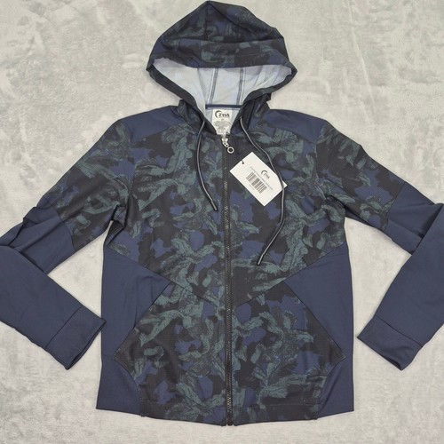 NWT Zyia Active Evening Paradise Mesh Jacket Womens XS Floral Zip Up Activewear