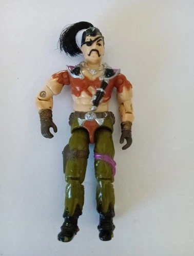 vintage 1987 Hasbro G.I. Joe action figure of the character Zanzibar, who was a