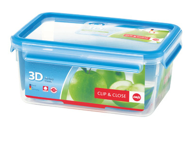 Emsa Clip & Close 3D Perf Clean Frischhaltedose Frischhaltebox 2,30L Kunststoff