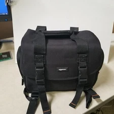 Amazon Basics Large DSLR Gadget Bag (Orange interior) 