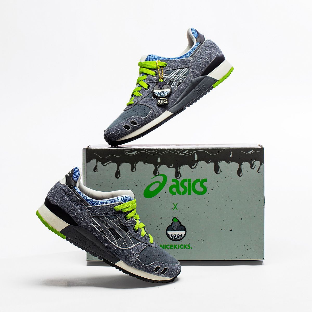 Size 14 - ASICS Nice Kicks x Gel Lyte 3 OG Black Sesame for Size 14 - ASICS Nice Kicks x Gel Lyte 3 OG Black Sesame for