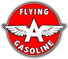 (FLYI-3G) 24" FLYING A GASOLINE OIL VINYL DECAL FOR MAKING SIGNS