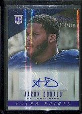 2014 Panini Prestige Purple Rookie Autograph #202 Aaron Donald No 73 of 100