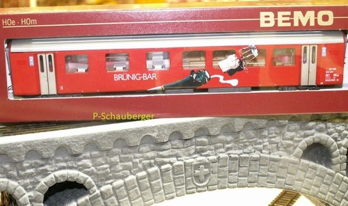 Bemo 3278421 Speisewagen WR 421 Brünig-Bar Brünigbahn in OVP UNBENUTZT | Zustand: Gebraucht