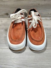 VTG 90s Y2K Candies 45 Women Size 6 Red Suede Chunky Sneakers