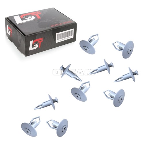 10 Clips Fixation Pare-chocs Avant Pour Ford Ka - VVO® - Blanc - Plastique 🔧