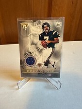 2001 Pacific Titanium Doug Flutie Curtis Conway Chargers Game Used Jersey Card