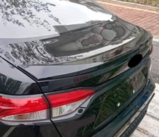 ABS Rear Trunk Spoiler Wing Lip For 2020-2024 Toyota Corolla Sedan Glossy Black