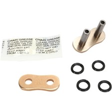 EK Chains 525 ZVX3 Series MLJ ZX-Ring Rivet Master Connecting Link (Gold)