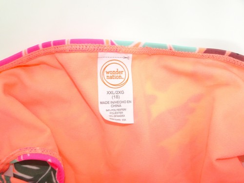 Wonder Nation Girls Lot 2 Multicolor Bikini Swimsuit Bottoms Size XXL /18 NWOT - Picture 3 of 4