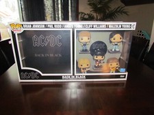 BRAND NEW FUNKO POP DELUXE ALBUM AC/DC BLACK WALMART EXCLUSIVE 5 PACK FIGURE SET